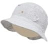ROCKINO Dívčí letní klobouk vzor 3346 - bílý, velikost 52