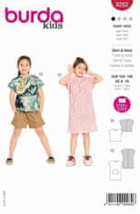 Burda Střih Burda 9282 - Dětské tričko, tričkové šaty