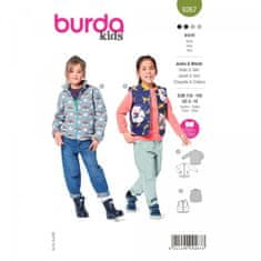 Burda Střih Burda 9267 - Dětský střih vesty a bundy