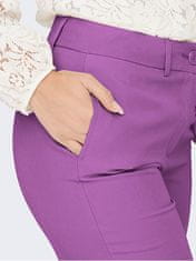 ONLY Dámské kalhoty ONLLANA-BERRY Straight Fit 15267759 Dewberry (Velikost 38)