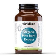 VIRIDIAN nutrition Pine Bark Extract Organic, 30 kapslí