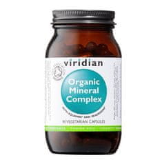 VIRIDIAN nutrition Mineral Complex (Komplex minerálů Bio) Organic, 90 kapslí