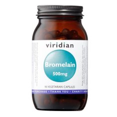 VIRIDIAN nutrition Bromelain, 500 mg, 90 kapslí