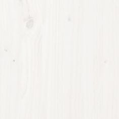 Vidaxl Kompostér bílý 82,5 x 82,5 x 99,5 cm masivní borové dřevo