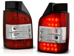 TUNING TEC  Zadní světla VW T5 04.2003-2009 červeno-bílé LED