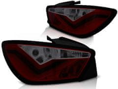 TUNING TEC  Zadní světla SEAT IBIZA 6J 3D 06.2008-2012 červeno-kouřové LED BAR