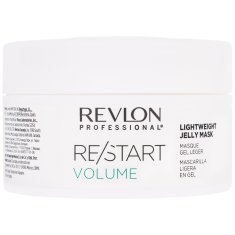 Revlon Restart Volume - Maska v želé dodávající objem, hloubková hydratace a změkčení vlasů, vyrovnání mikrobiomu pokožky hlavy, 250ml