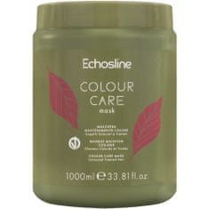 Echosline Colour Care - Maska chránící barvu, Dlouhodobá ochrana barvy vlasů, Změkčení a vyhlazení pramenů, 1000ml