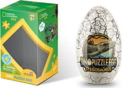 CubicFun Oboustranné puzzle ve vejci National Geographic: Stegosaurus 63 dílků