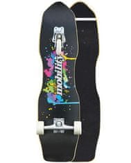 TWM skateboard Quakeboard24,4 x 82 cm dřevo černá/bílá