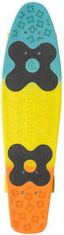 TWM skateboard Big JimTricolor 71 cm polypropylen modrá/žlutá/oranžová