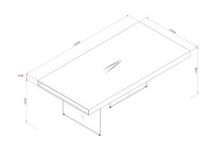 Stůl Soho SH07 200 cm