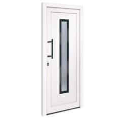Vidaxl Vchodové dveře bílé 108 x 200 cm PVC