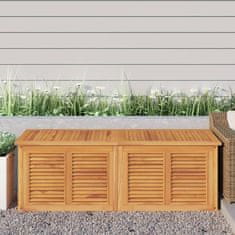 Vidaxl Zahradní úložný box s vložkou 150 x 50 x 53 cm masivní teak