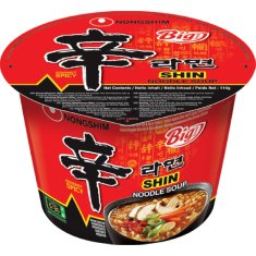 Nongshim Shin Big Bowl instantní nudlová polévka palivá 114g (kelímek)