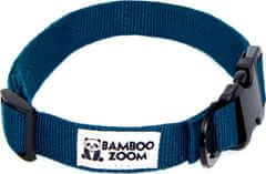Bamboo Groom Obojek pro psy modrý L