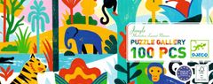 Djeco Panoramatické puzzle Džungle 100 dílků