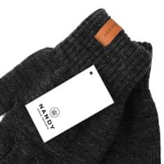 NANDY Pánské zimní dotykové rukavice - tmavě šedé