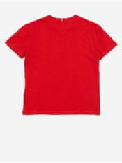 Tommy Hilfiger Červené klučičí tričko Tommy Hilfiger 140