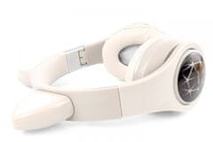  Bluetooth bezdrátová dětská sluchátka s ouškama, bílá