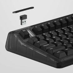 iQunix OG80 Dark Side Bezdrátová mechanická klávesnice RGB TTC Silent Brown