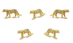 TWM hrací sada Lucky Minis gepardi 2,5 cm žlutá 192 ks