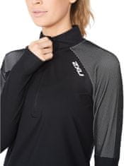 TWM Runningshirt Light Speed 1/2 Zip dámská polyesterová černá velikost XS