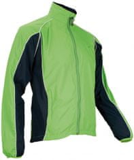 TWM běžecká bunda polyester zelená/černá velikost S