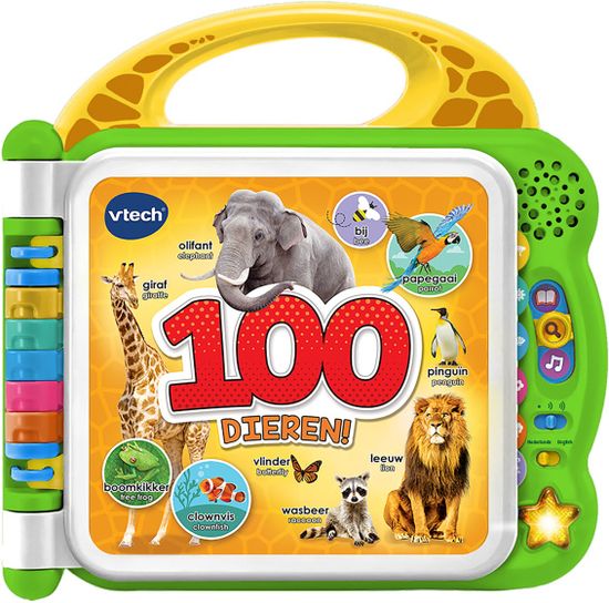 TWM dětská kniha Mých prvních 100 slov - Zvířata zelená