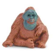 TWM hrací sada Lucky Minis orangutan 2,5 cm hnědý 192 ks