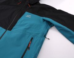 TWM outdoorová bunda Alaganmen's polyester černá/modrá velikost XXL