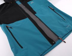 TWM outdoorová bunda Alaganmen's polyester černá/modrá velikost XXL