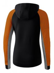TWM dámská mikina s kapucí bavlna/polyester černá/šedá/oranžová velikost 34