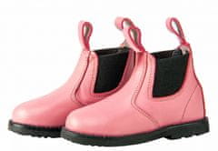 TWM stájová/jezdecká obuv Jodhpur-mini junior kožená růžová velikost 25