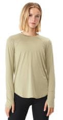 TWM sportovní tričko Clara dámské polyester/elastan béžová velikost XS