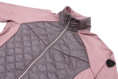 TWM outdoorová vesta Elsa dámská polyesterová růžová/šedá velikost 36