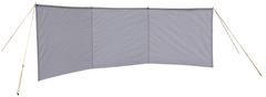 TWM větrný zábrana Dunes 480 x 145 cm PVC/ocelově šedá