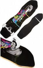 TWM skateboard Quakeboard24,4 x 82 cm dřevo černá/bílá
