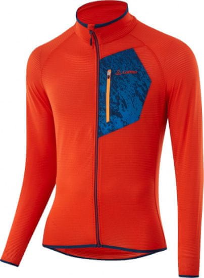 TWM outdoorová vesta pánská polyesterová oranžová/modrá velikost 56