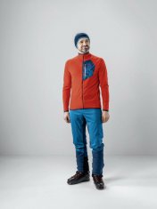 TWM outdoorová vesta pánská polyesterová oranžová/modrá velikost 50