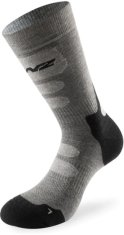 TWM turistické ponožky Trekking 8.0 merino vlna antracit/stříbrná velikost 42-44