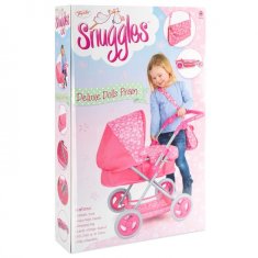 TWM Kočárek pro panenky Snuggles Deluxe růžový 66 x 47 x 40 cm
