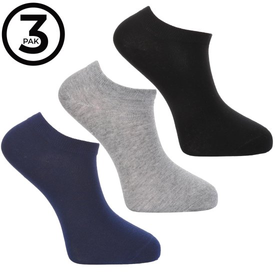 Moraj Pánské jednobarevné bavlněné ponožky po 3 kusech