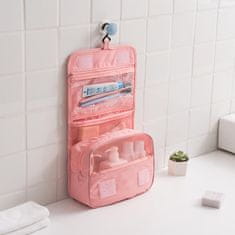 Kosmetická taška na zavěšení Mini - růžová