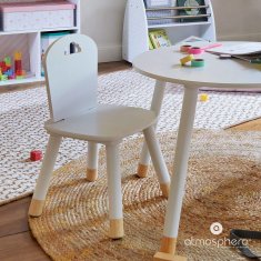 Atmosphera Dětská židle, bílá, 50 x 28 x 28 cm