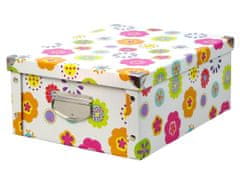 Zeller Box pro skladování, 40x33x17 cm, téma - květy