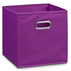 Zeller Úložný box, fialový, 32 x 32 x 32 cm, textilní