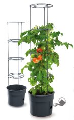 Prosperplast Květináč pro pěstování rajčat a jiných pnoucích rostlin, Grower antracit 39,2 cm PRIPOM400-S433