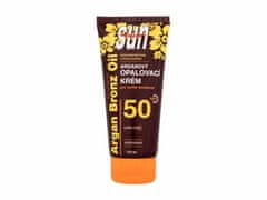 VIVACO 100ml sun argan bronz oil tanning cream spf50