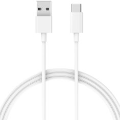 Xiaomi kabel USB-A - USB-C, 1m, bílá